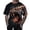 Grey, variant on Mens Tshirts, Male Spring And Autumn Print Short Sleeve Round Neck T Shirt Floral Fashion Trend Bottoming Shirt Medium Tall T Shirts for Men Black M