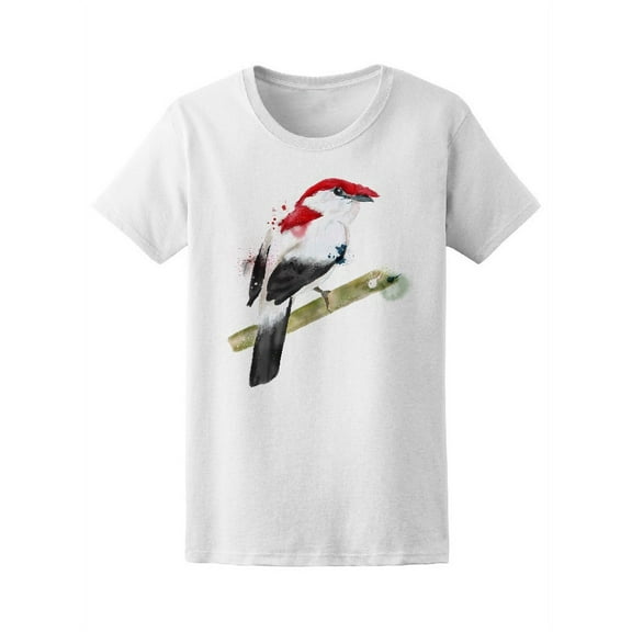 Watercolor Of Araripe Manakin Tee Women's -Image by Shutterstock