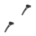 thumbnail image 1 of stanreset 8cm Ink Paint Roller Anti-Skid Plastic Handle Rubber Brayer Printing Crafts Projects Tool black 17x5cm 2Set, 1 of 6