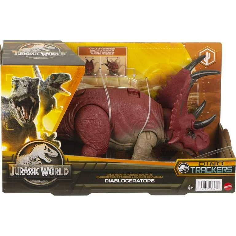Mattel Jurassic World Dino Trackers Wild Roar Diabloceratops au meilleur prix sur