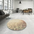 thumbnail image 4 of Ahgly Company Machine Washable Indoor Rectangle Transitional Golden Blonde Gold Area Rugs, 6' x 9', 4 of 7