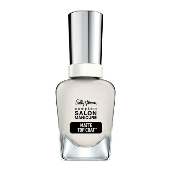 Sally Hansen Complete Salon Manicure™ Beautifiers, Matte Top Coat, beautiful matte finish, Contains mattening agent that neutralizes gloss