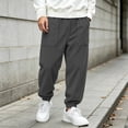 thumbnail image 2 of Men Corduroy -Lined Joggers Casual Winter Sweatpants, 2 of 4