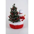 thumbnail image 2 of Karen Didion Lighted Gingerbread Santa Bag Figurine, 2 of 2