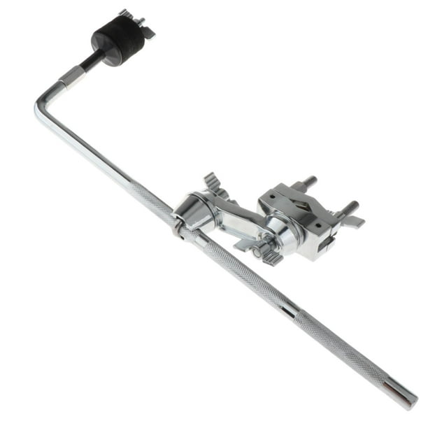 Brazo de platillo para batería Accesorio de brazo de platillo ajustable con almohadilla Abrazadera de batería portátil Abrazadera de extensión de 16 cm x 385 cm