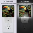 thumbnail image 2 of Toucan LED Square Night Lights - Modern Design, Energy Efficient Indoor Lighting for Bedrooms, Bathrooms, and Hallways - 200 Characters, 2 of 6
