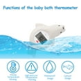 thumbnail image 4 of Doli Yearning Baby Bath Thermometer with Room Temperature|(℃/℉) Kids' Bathroom Safety Bath Thermometer| 1-3 Years Bath Toys| White Seal, 4 of 6