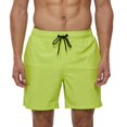 thumbnail image 1 of Escact-bañadores elásticos para hombre, pantalones cortos de playa de secado rápido con bolsillos con cremallera y forro de malla, 2023 Fivean unisex, 1 of 2