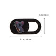 thumbnail image 2 of MasteelfCA 3pcs Webcam Cover Slide Laptop Camera Cover Slide Blocker for Computer Tablet, 2 of 8