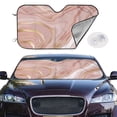 thumbnail image 2 of Balery Rose Gold Glitter Splatter Print Car Windshield Sun Shade,Windshield Sunshade for Car Pickup Truck SUV Accessories-Medium, 2 of 7