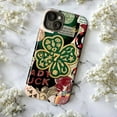 thumbnail image 6 of Dark Aesthetic Lucky Phone Case, Green Clover & Dice Collage, Protective Cover for iPhone 17 16 15 14 13 12 11, 6 of 6