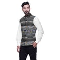 thumbnail image 2 of Atasi Ocean Printed Nehru Jacket Mens Bandhgala Ethnic Jacket Party Wear Wedding Clothing-Medium, 2 of 4