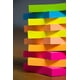 thumbnail image 3 of Notas adhesivas de 3 x 3 pulgadas, notas adhesivas de colores brillantes, 6 blocs de 600 hojas en total, notas autoadhesivas resistentes, 6 colores (amarillo, verde, azul, naranja, rosa,, 3 of 6