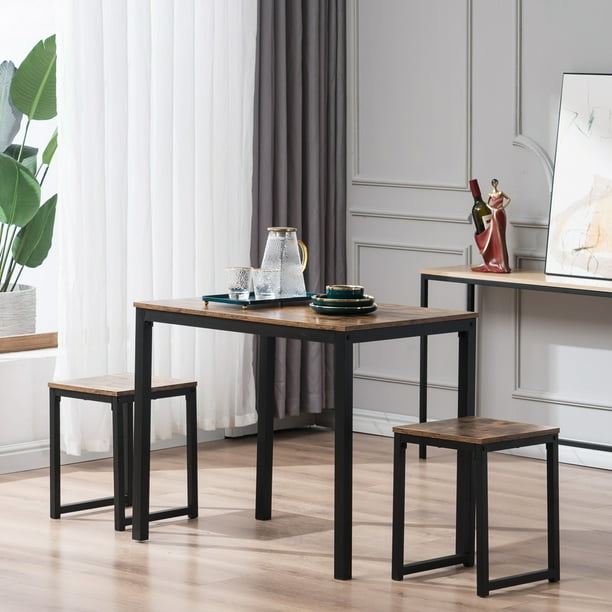 Dining Room Table Sets Yofe 3 Pcs Kitchen Table Set Dining Table Set With 2 Chairs
