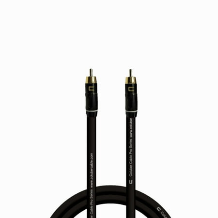 Coluber Cable RCA Male to RCA Male Pro Audio Interface or Music Mixer Cable
