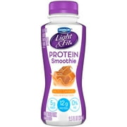 Dannon Light & Fit Salted Caramel Protein Smoothie Nonfat Yogurt Drink, 9.5 fl oz