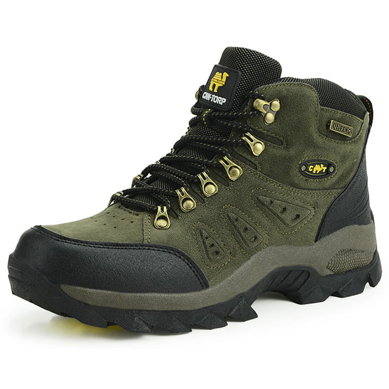 Mens Outdoor Non-slip Shoes Waterproof Athletic Climbing Hiking Breathable Boots 