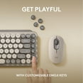 thumbnail image 6 of Logitech POP Keys Mechanical Wireless Keyboard with Customizable Emoji Keys, Compact Design, Bluetooth, Mist, 6 of 11