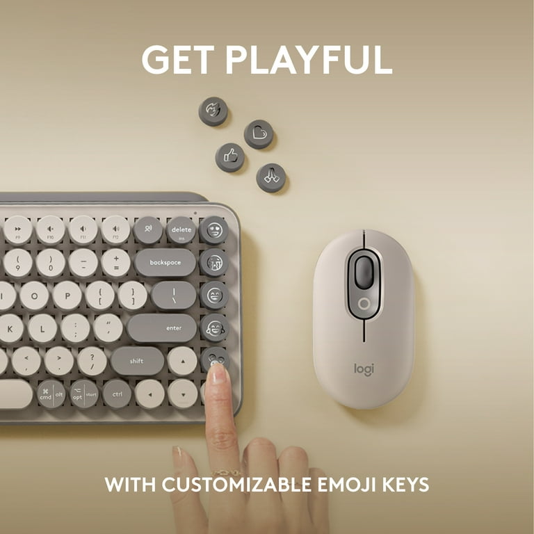 logi POP Keys ワイヤレスキーボードとマウスセット Amazon.com: Logitech POP Keys + POP Mouse - Wireless Keyboard and