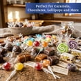 thumbnail image 3 of Clear Candy Wrappers for Caramels (300 Pcs 5 x 5 inches) - Natural Clear Cellophane Wrappers, 3 of 9