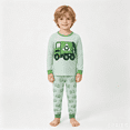 thumbnail image 4 of Boys Pajamas Long Sleeve Crew Neck Cartoon Printing Top and Pants PJ Set Sleepwear Boys Outfits Sets 7-8 Years, 4 of 6