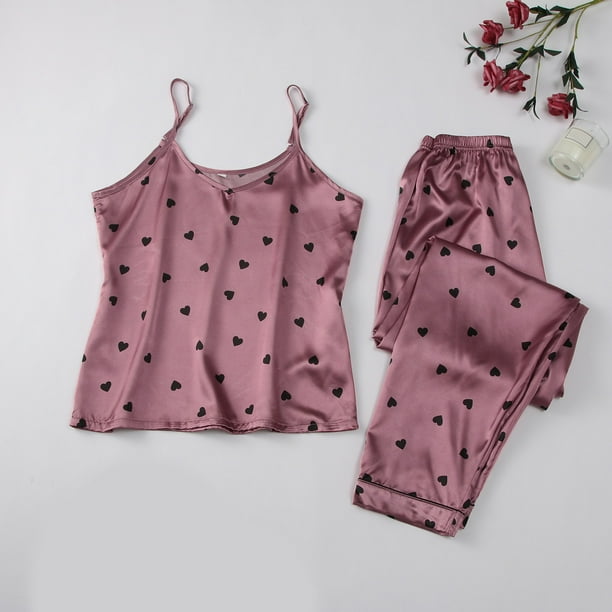 Petite silk pajamas ladies sale