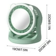 thumbnail image 3 of Yhmxh Fan-Desk Fan Portable Fan Box Fan Mini Fan Desktop Small Fan Dormitory Fan Wall-Mounted Mini Small Ceiling Fan Fan Lights Beauty Desk Lamp Fan a bottle, 3 of 9