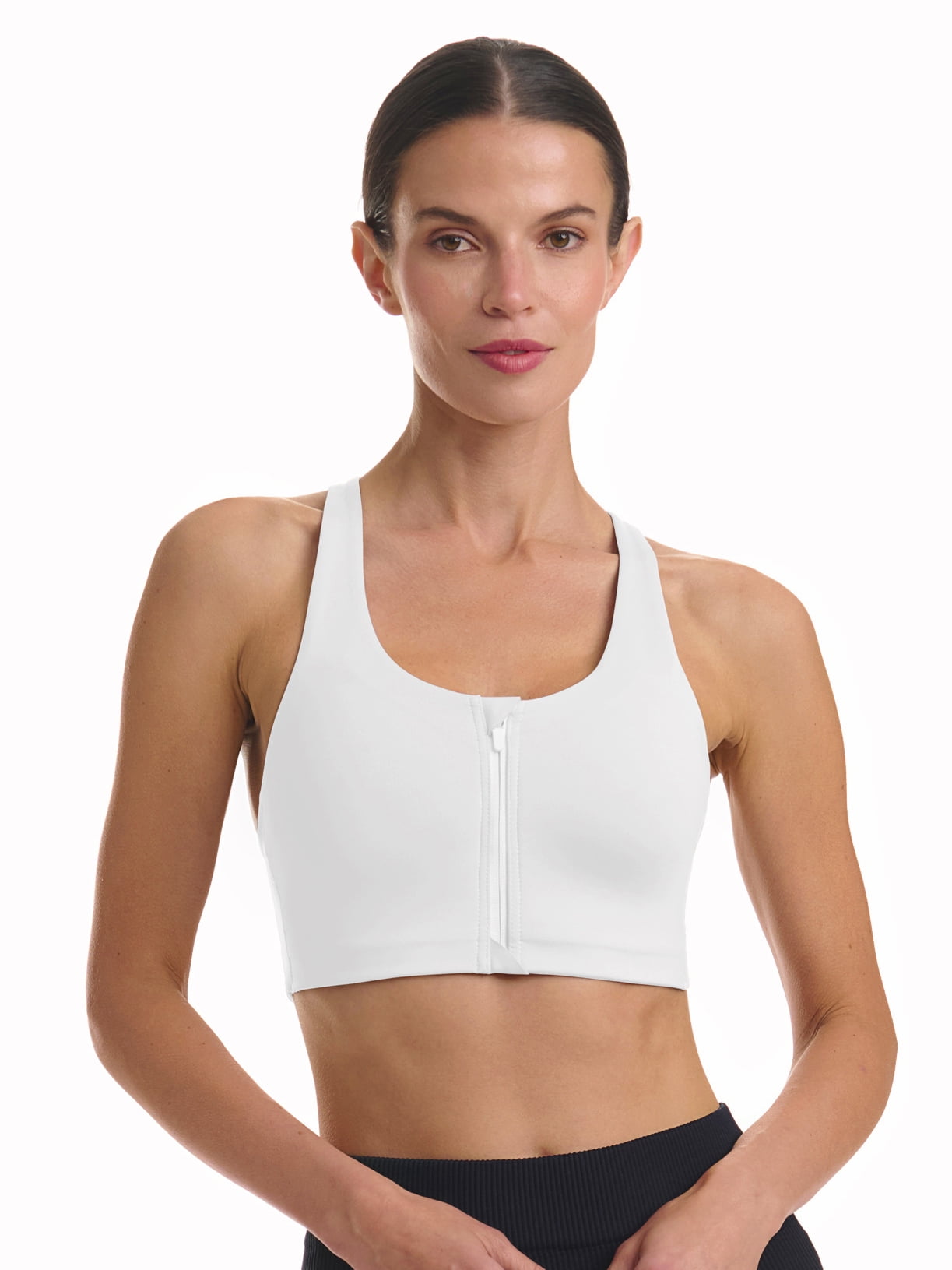 Avia Women's High Support Zip Front Sports Bra, Sizes XS-XXXL