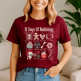 thumbnail image 5 of 12 Days Of Radiology, Funny Christmas TShirt, Santa Shirt, Vintage Holiday Tee, Merry Xmas Gift, Family Holiday Outfits, 5 of 5
