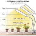 thumbnail image 5 of LED Plant Light, Full Spectrum Corn Fill Light, Horizontal Succulent Plant Growth Socket Lamp + Adapter, 5 of 5