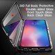 thumbnail image 5 of Funda de teléfono magnética de metal con protección total de 360 ° para Honor 90, funda de parachoques de vidrio de doble cara para Honor 70 50 20 Pro 9X 8X, 5 of 5