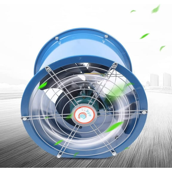 16" Cylinder Pipe Fan Extractor Spray Booth Paint Fumes Exhaust Fan 1420r/min