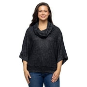 Womens Cowl Neck Sweater Top