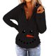 thumbnail image 2 of Navidad moda mujer casual manga larga impreso damas sudaderas tops Fridja fksj3100, 2 of 5