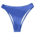 thumbnail image 7 of Women's Low Waist Bikini Bottoms Ruched Cutout Full Coverage Beach Swimming Pool, 7 of 7
