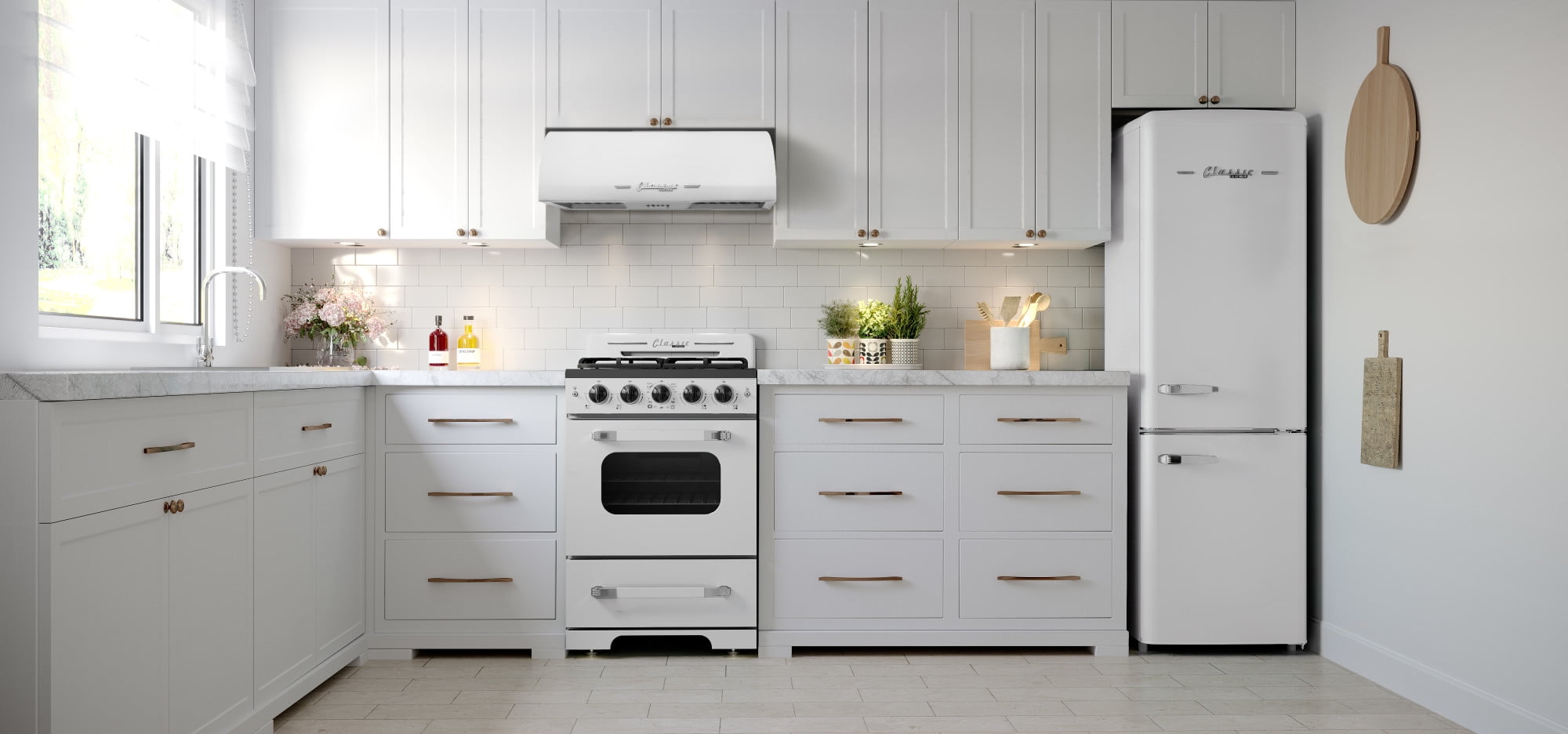 Unique Appliances Ugp-275L Ac Classic Retro 22" Wide 8.7 Cu. Ft. Energy Star Certified