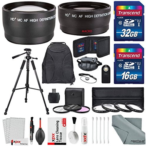 52mm 2 2x telephoto and hd 0 43x wide angle w essential photo and travel bag for nikon d3200 d3300 d5000 d5100 d5200 d5300 d5500 d7000 d7100