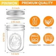 thumbnail image 2 of Wide Mouth Mason Jars 16 oz with Airtight Lids and Bands, 6 Pack Canning Jars, Clear Glass Pint Jars for Canning, Fermenting, Pickling, Meal Prep, Overnight Oats$$Home Decor, Kitchen, & Other, 2 of 7
