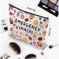 thumbnail image 2 of Snack Bags, Emergency Food Bag Packing Cubes for Women Trip Gifts Favors Travel Bag Essentials, Emergency Snacks Gifts for Her Makeup Cosmetic Bag Pouch Purse, 2 of 7