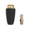 thumbnail image 2 of 3X Universal Pressure Washer Turbo Nozzle for High Pressure Outlet Fitting Rotary 3.0 Orifice 1/4 Inch, 2 of 7