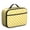 Yellow and White, variant on Gray and White Checkered Pattern Insulated Lunch Bag Teens,Bento School Lunch Bag for Teens for Work,Picnic or Travel 10.6x7.7x4.3 Inches,12 Can Capacity