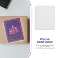 thumbnail image 2 of 25pcs Play Cards Sleeves Trading Card Sleeves Hard Card Holders Card Protective Sleeves Card Protector, 2 of 5