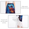 thumbnail image 2 of Starry Animals Women's Chiffon Summer Beach Dresses with Polyester Straps for a Stylish Look, 2 of 6