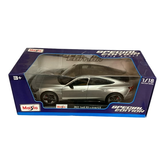 Maisto Special Edition 1:18 Scale 2022 Audi RS e-tron GT Diecast Model | Silver