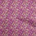 thumbnail image 1 of oneOone Polyester Spandex Purple Fabric Abstract Floral Sewing Craft Projects Fabric Prints By Yard 56 Inch Wide, 1 of 4