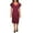 red, variant on Ralph Lauren Womens Sequin Sleeve Bodycon Dress, Red, 4