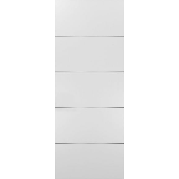 Slab Barn Door Panel | Planum 0020 White Silk | Sturdy Finished Flush Modern Doors | Pocket Closet Sliding-36" x 84"