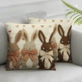 thumbnail image 2 of Nawypu  Happy Easter Throw Pillow Covers Set of 2 Easter Decorations for Home Bunny He is Risen Cross Eggs Decorative Spring Home Decor for Sofa Couch, 2 of 6