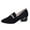 Black, variant on Bmisegm 2024 Autumn New Black Suede Rhinestone Single Shoes Heel High Heel Fashion Women's Shoes Casual Shoes for Women White 40