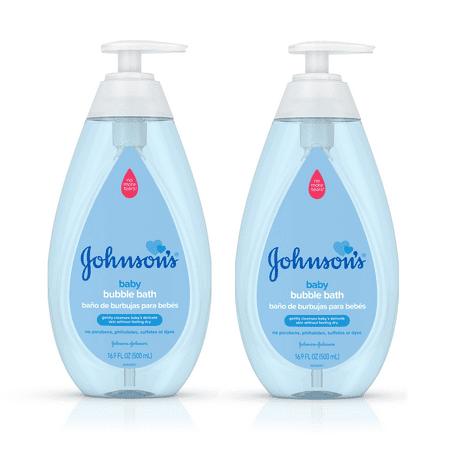 (2 pack) Johnson’s Gentle Baby Bubble Bath, 16.9 fl.